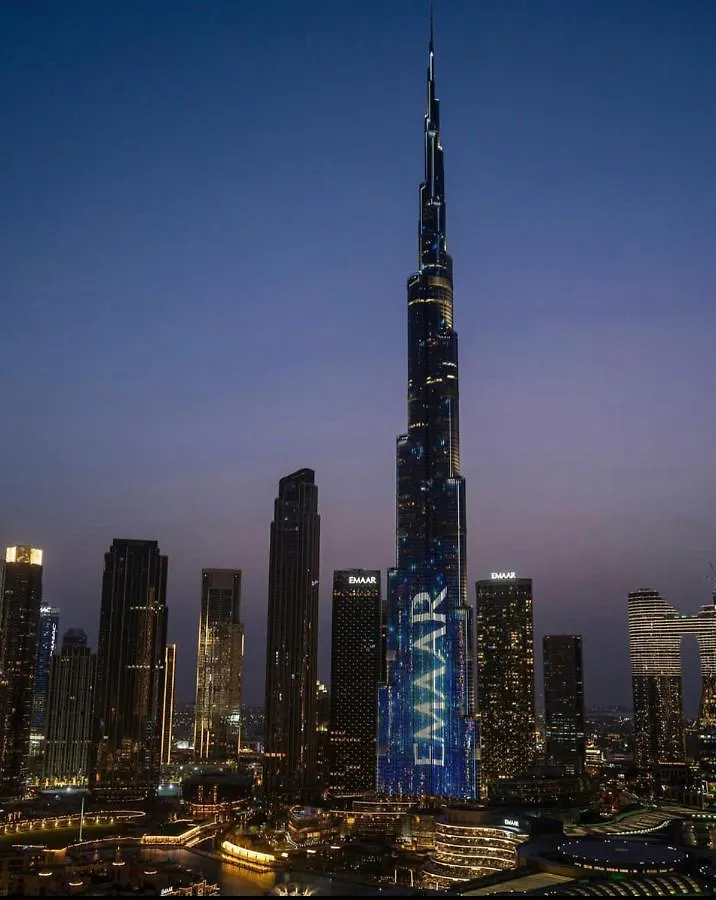 Burj Khalifa Downtown Fountain Apartment Dubai United Arab Emirates